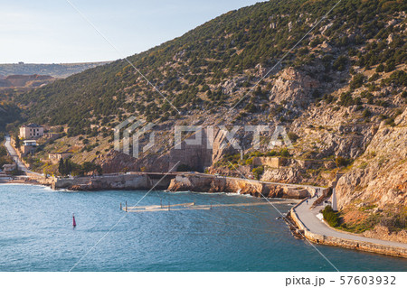 Coastal landscape of Balaklava 57603932