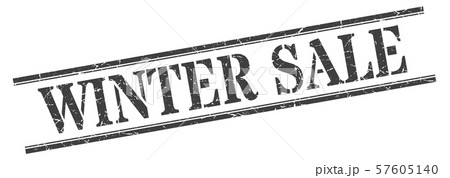 winter sale stamp. winter sale square grunge sign. 57605140