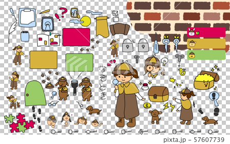 なぞときイラストセット 57607739