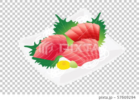 マグロのイラスト素材 57609294 Pixta