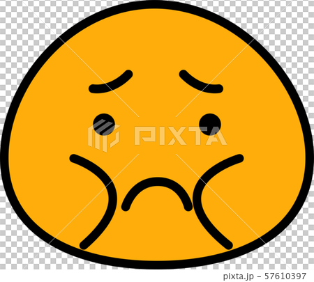 太った 顔アイコン 表情 感情表現シンプル イラスト 太った 顔アイコン 表情 感情表現シンプル イラスト 57610397