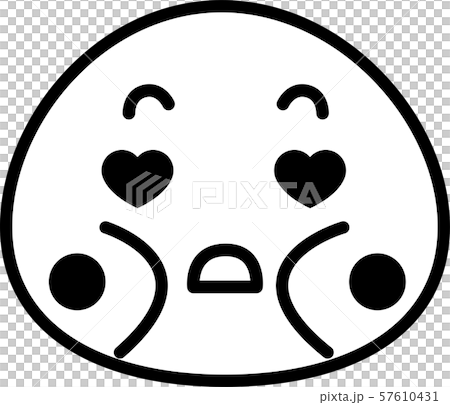 太った 顔アイコン 表情 感情表現シンプル イラスト 太った 顔アイコン 表情 感情表現シンプル イラスト 57610431