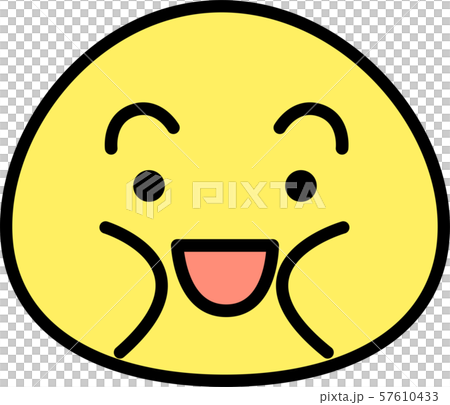 肥胖面孔象表情情感表示簡單的例證 肥胖面孔象表情情感表示簡單的例證 57610433