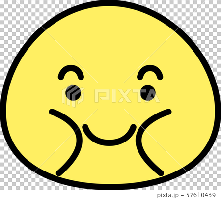 肥胖面孔象表情情感表示簡單的例證 57610439