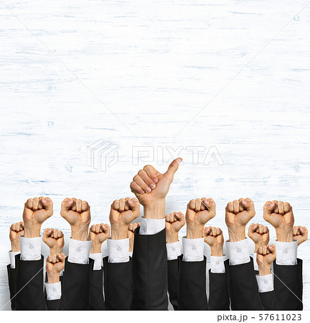 Business and teamwork concept 57611023