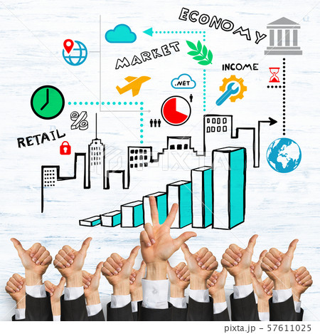 Business and teamwork concept 57611025