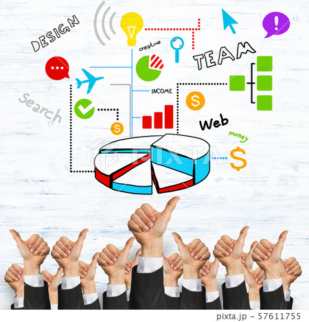 Business and teamwork concept 57611755