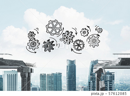 Difficulties in business and teamwork concept. Difficulties in business and teamwork concept. 57612085