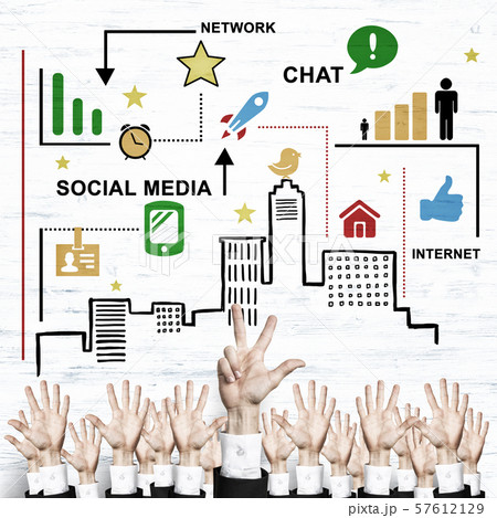 Business and teamwork concept Business and teamwork concept 57612129