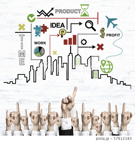 Business and teamwork concept Business and teamwork concept 57612183