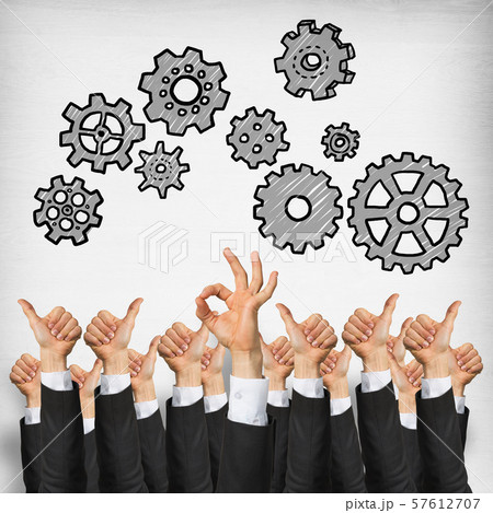 Business and teamwork concept 57612707