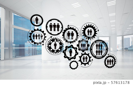 Networking and wireless connection as concept for effective modern business 57613178