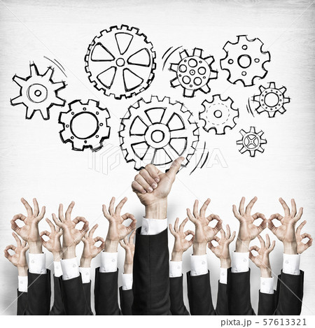 Business and teamwork concept Business and teamwork concept 57613321