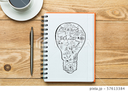 Coffee cup for fresh idea 57613384