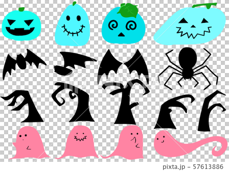 Halloween icon material collection Halloween icon material collection 57613886