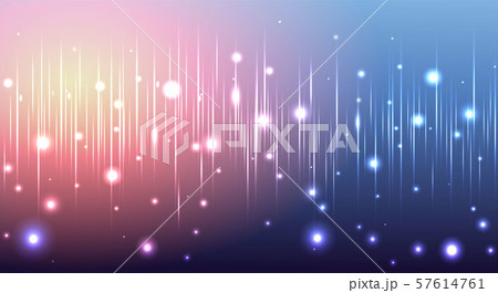 Aurora borealis shiny, abstract vector aurora 57614761