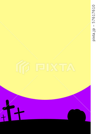 ハロウィン背景 縦 紫色 のイラスト素材
