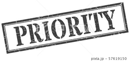 priority stamp. priority square grunge sign. 57619150