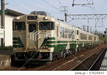 男鹿線キハ40（追分駅） 57620047