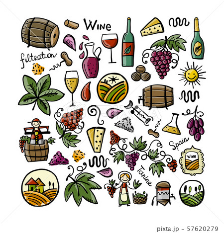 Winery concept, background for your design 57620279