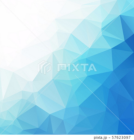 Blue Polygonal Mosaic Background, Creative Design 57623097