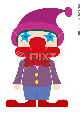 ピエロのイラスト素材