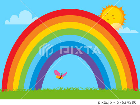 Vector illustration of summer landscape 57624580