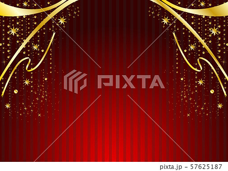 キラキラ　リボン　フレーム 57625187