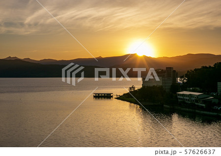洞爺湖の夜明け 洞爺湖の夜明け 57626637