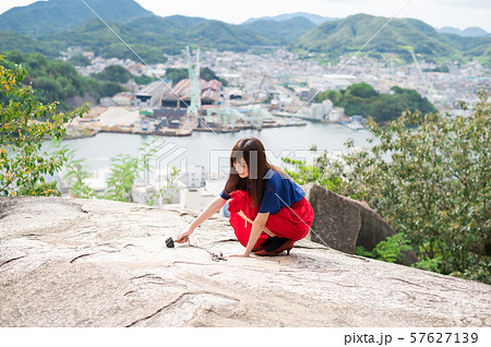 若い女性 観光 尾道 女子旅 若い女性 観光 尾道 女子旅 57627139
