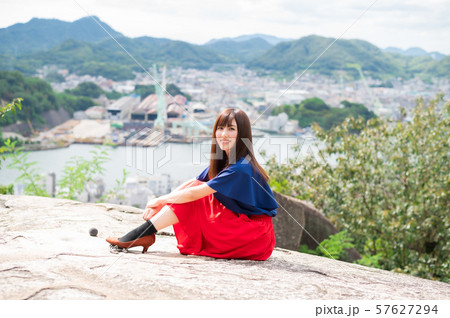 若い女性 観光 尾道 女子旅 若い女性 観光 尾道 女子旅 57627294