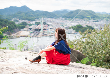 若い女性 観光 尾道 女子旅 若い女性 観光 尾道 女子旅 57627295