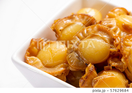 ベビーホタテの甘辛煮。 57629684