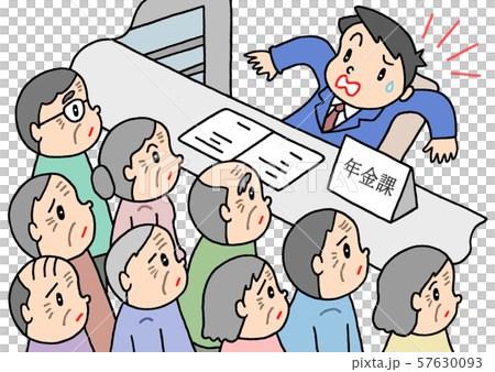 年金受給者の増大 57630093