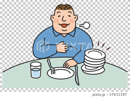 Be careful not to eat too much! 57631397