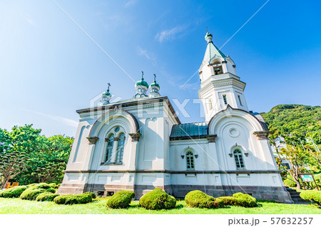 北海道の夏の風景 函館ハリストス正教会 57632257