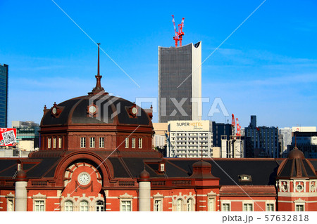 東京都 都市風景 東京駅 東京都 都市風景 東京駅 57632818