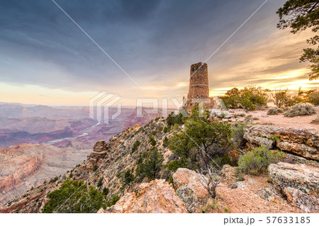 Desert View Watchtower at the Grand Canyon, 57633185
