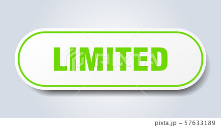 limited sign. limited rounded green sticker. 57633189