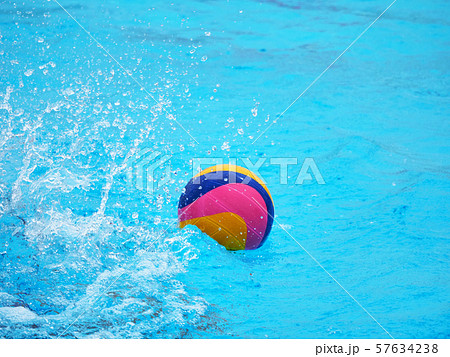 水球の競技の写真素材