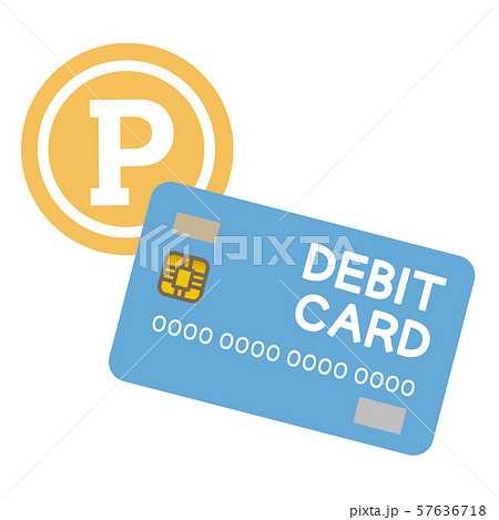 キャッシュレス　デビット決済　ポイント貯まる 57636718