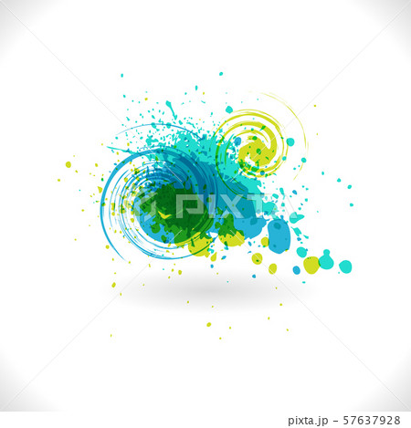 Art inks Grunge Curl. Vector Abstract Symbol Art inks Grunge Curl. Vector Abstract Symbol 57637928