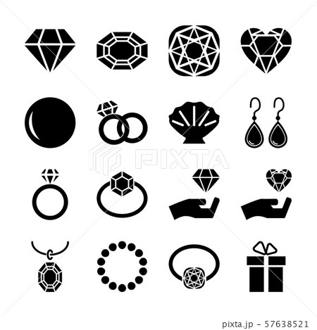 jewelry solid icons jewelry solid icons 57638521