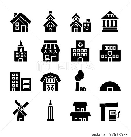 building solid icons 57638573