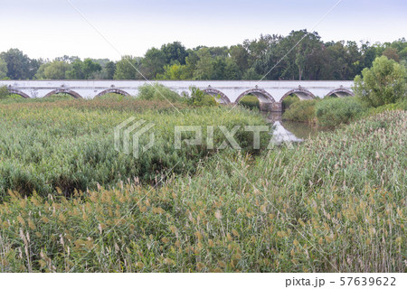 Nine-holed bridge in Hortobagy, Hungary Nine-holed bridge in Hortobagy, Hungary 57639622
