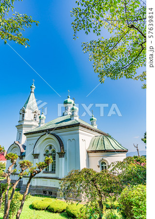 北海道の夏の風景 函館ハリストス正教会 57639814