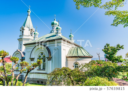 北海道の夏の風景 函館ハリストス正教会 57639815