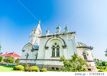 北海道の夏の風景 函館ハリストス正教会 57639819