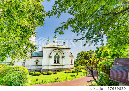 北海道の夏の風景 函館ハリストス正教会 北海道の夏の風景 函館ハリストス正教会 57639820