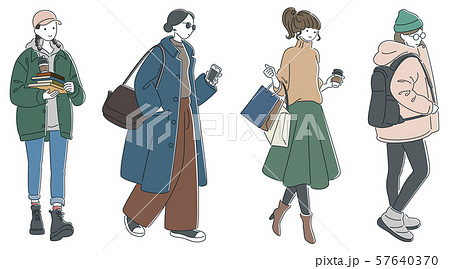 Fashion Ideas For Girls Who Want To Be Stock Illustration